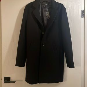 Express Mens Black Coat